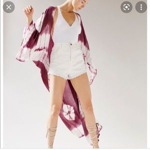 Free people spellbound kimono purple